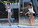 Gisele Bündchen Goes Paddleboarding in Tight White Swimsuit