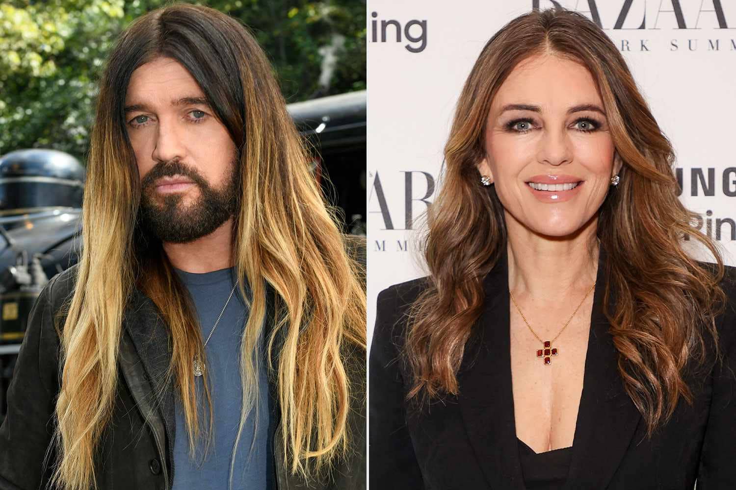 Elizabeth Hurley and Billy Ray Cyrus